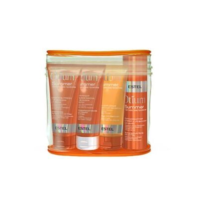 Black Friday 2022 Set cadou trusa cosmetica Vara Estel Otium Summer (Sampon 100ml + Masca 100ml + Spray de par 100ml + Gel de dus 100ml)