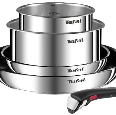Black Friday 2022 Set de 5 piese Tefal Ingenio Emotion L897S574 (Argintiu)