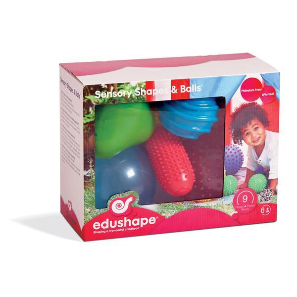 Black Friday 2022 Set de 9 mingi senzoriale cu diverse forme Edushape