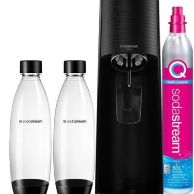 Black Friday Set dozator de apa cu 2 sticle de apa SodaStream