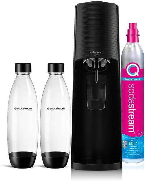 Black Friday Set dozator de apa cu 2 sticle de apa SodaStream