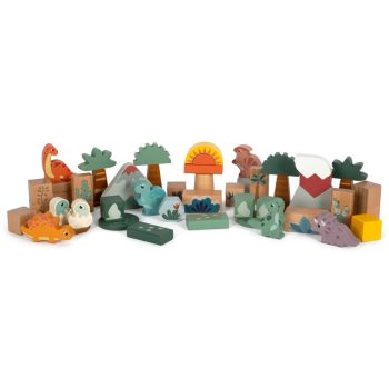 Black Friday Small foot Wooden Building Blocks Dino jucărie cu activități din lemn