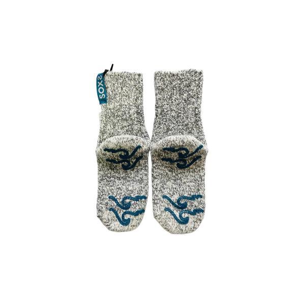 Black Friday 2025 Sosete din lana pentru copii Soxs anti-slip gri 30-34