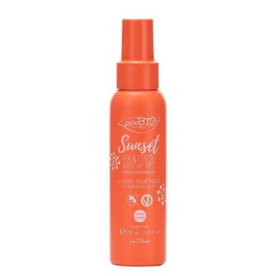 Black Friday 2022 Spray Fixare Machiaj Sunset Fix & Fresh PuroBio Cosmetics