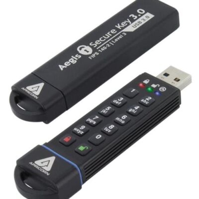 Black Friday 2022 Stick USB Apricorn Aegis Secure Key 3.0