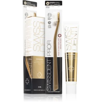 Black Friday Swissdent Crystal Combo Pack set pentru îngrijirea dentară