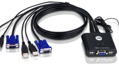 Black Friday 2022 Switch KVM Aten CS22U-A7, 2 porturi USB
