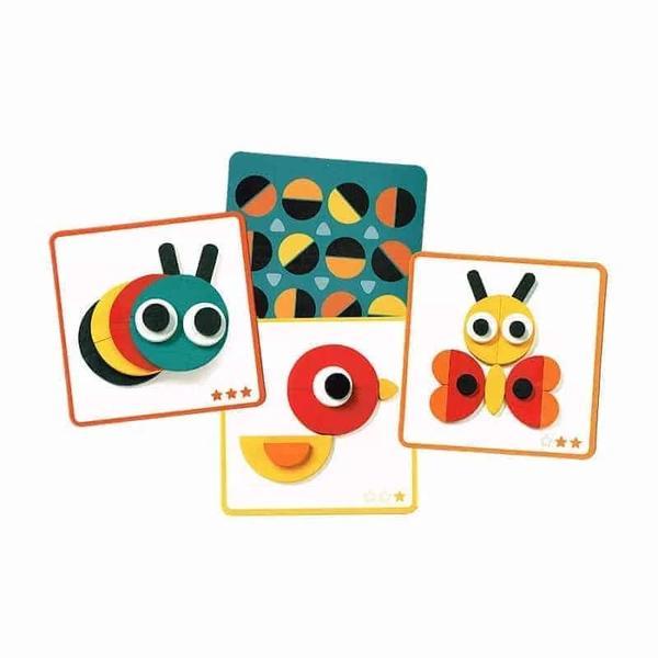 Black Friday 2025 Tangram din lemn Ze Geoanimo Djeco