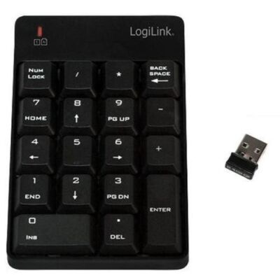 Black Friday 2022 Tastatura numerica wireless Logilink ID0120 (Negru)