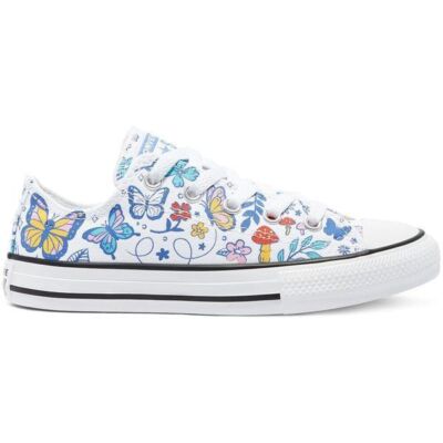 Black Friday 2022 Tenisi copii Converse Butterfly Chuck Taylor All Star Low Top 670709C