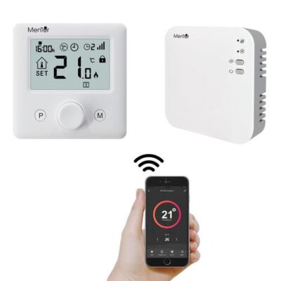 Black Friday 2022 Termostat Smart wireless Mentor TSW005 WiFi LCD Premium