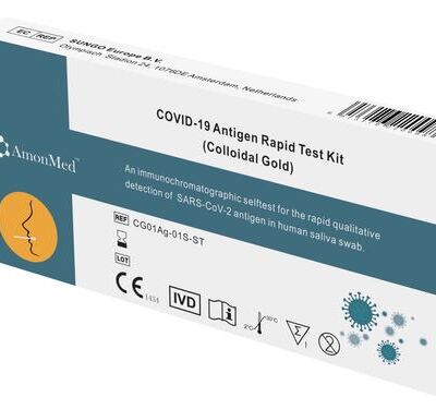 Black Friday 2022 Test rapid Covid 19 antigen saliva AmonMed