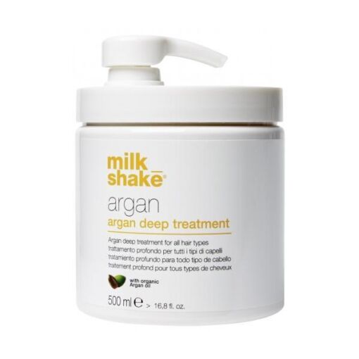 Black Friday 2022 Tratament intensiv de reconstructie Milk Shake Argan Deep 500ml
