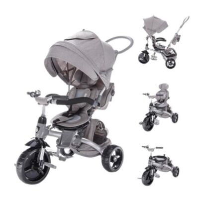 Black Friday 2022 Tricicleta multifunctionala Citigo Pearl Grey - Zopa