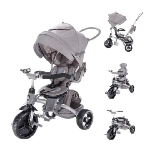 Black Friday 2022 Tricicleta multifunctionala Citigo Pearl Grey - Zopa