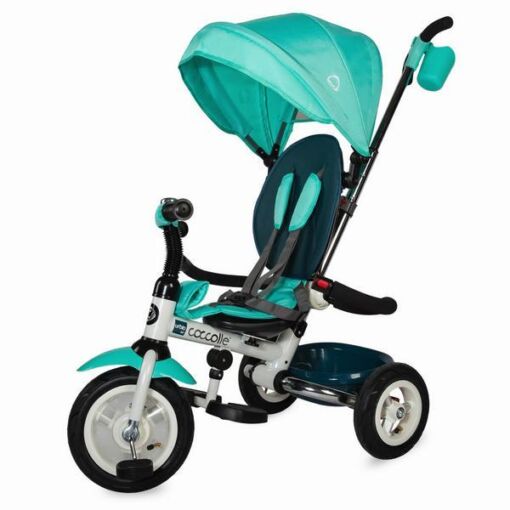 Black Friday 2022 Tricicleta pliabila cu roti gonflabile Coccolle Urbio Air Mint