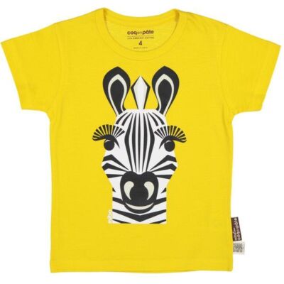 Black Friday 2022 Tricou galben Zebra