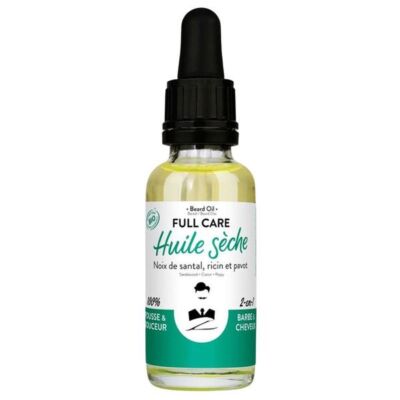 Black Friday 2022 Ulei Uscat pentru Par si Barba 2 in 1 - Monsieur Barbier Full Care Beard Oil