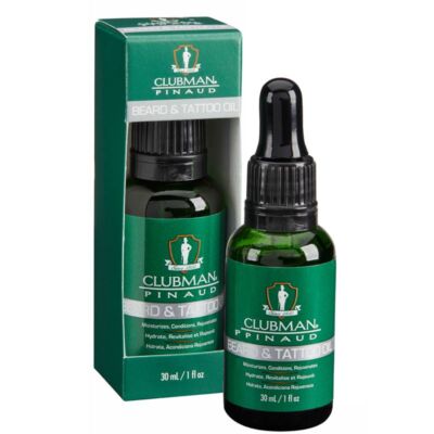 Black Friday 2022 Ulei pentru Barba si Tatuaje - Clubman Pinaud Beard and Tattoo Oil 30 ml