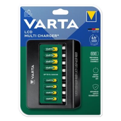 Black Friday Varta Incarcator LCD Multi Charger+ 57681.101401 cu 8 canale AA (R6) / AAA (R3) (1/2)