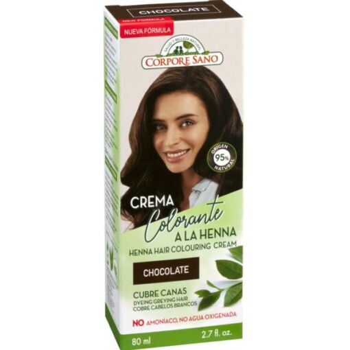 Black Friday 2022 Vopsea Crema Henna Semipermanenta Ciocolatiu Corpore Sano