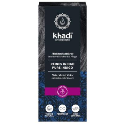 Black Friday 2022 Vopsea Naturala Henna Negru Indigo - Khadi Pure Indigo Natural Hair Color