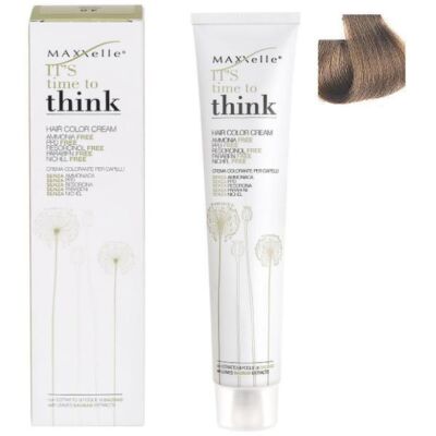 Black Friday 2022 Vopsea de Par Demi-permanenta cu Ulei de Argan - Maxxelle Think Hair Color Cream
