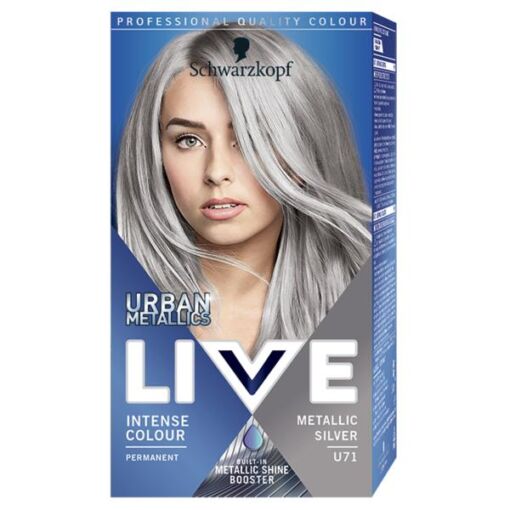 Black Friday 2022 Vopsea de Par Permanenta - Schwarzkopf Live Urban Metallics Intense Color Permanent Built-in Metallic Shine Booster