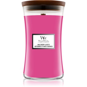 Black Friday Woodwick Wild Berry & Beets lumânare parfumată cu fitil din lemn